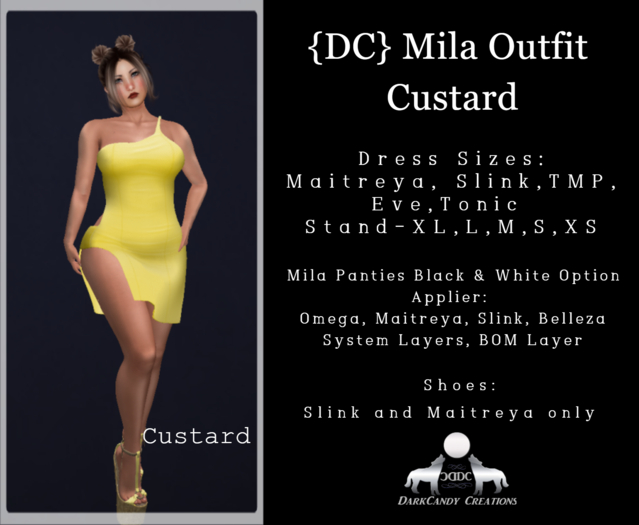 {DC}Mila Dress Custard
