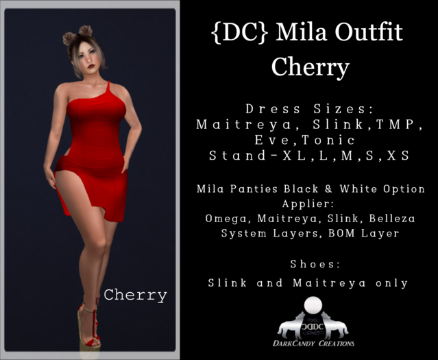 {DC}Mila Dress Cherry