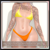 [HC] Fifi Citrus Bikini for Slink (inc. Petite), Belleza, Maitreya, eBody, Signature, Legacy & Tonic