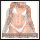 [HC] Fifi White Bikini for Slink (inc. Petite), Belleza, Maitreya, eBody, Signature, Legacy & Tonic