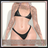 [HC] Fifi Black Bikini for Slink (inc. Petite), Belleza, Maitreya, eBody, Signature, Legacy & Tonic