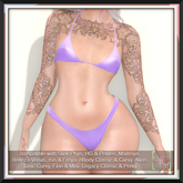 [HC] Fifi Purple Bikini for Slink (inc. Petite), Belleza, Maitreya, eBody, Signature, Legacy & Tonic
