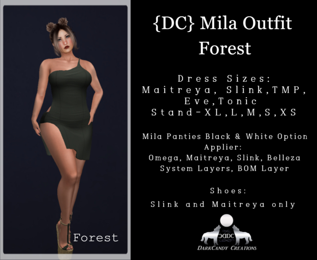 {DC}Mila Outfit Forest vF (Please Wear/Add)