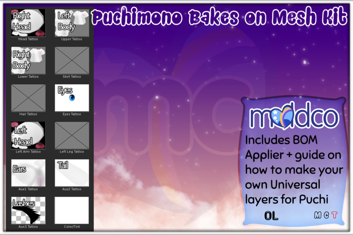 (mc) Puchimono Bakes on Mesh Kit 1.0