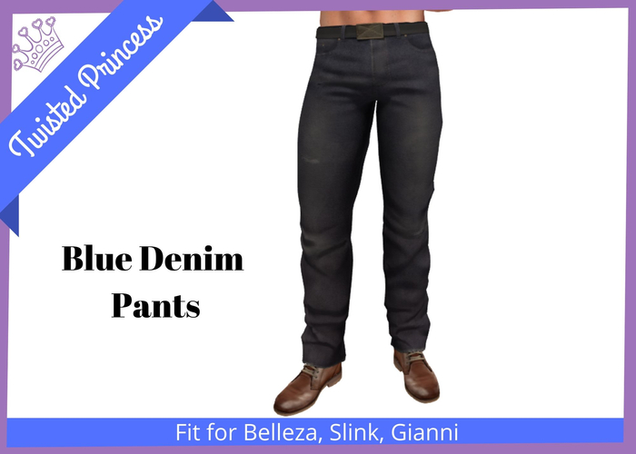 TP - Blue Denim Pants -packer