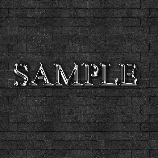 Zoy Texture [ Modern Brick wall ] - Seamless - Black