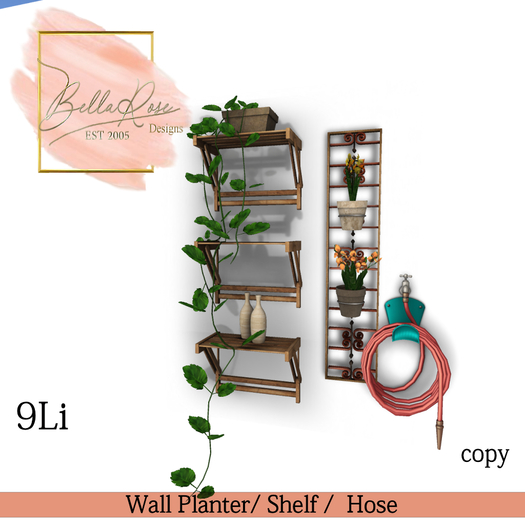 [BR] Wall Planter Shelf Hose