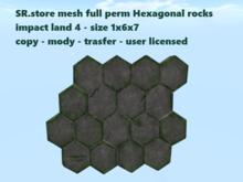 SR.store mesh full perm Hexagonal rocks