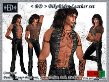 < BD > BikeRider Leather Set