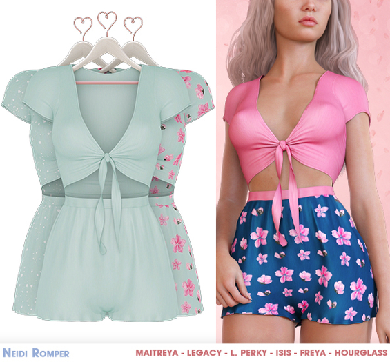 .Safira. Neidi Romper Mint