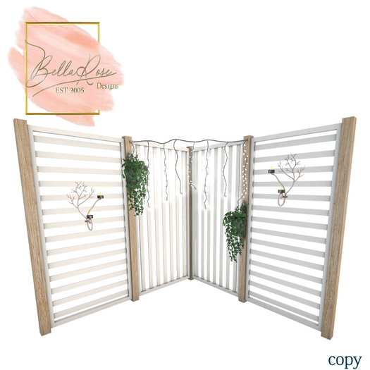 [BR] Wooden Garden Screen