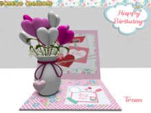 BMC652 - HAPPY BIRTHDAY - PLAQUE CARD.