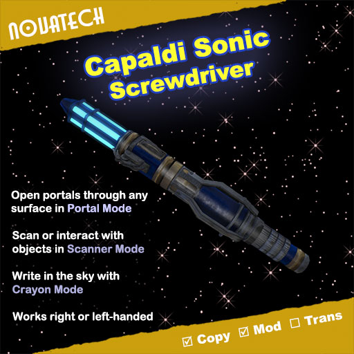 Sonic Screwdriver, Capaldi