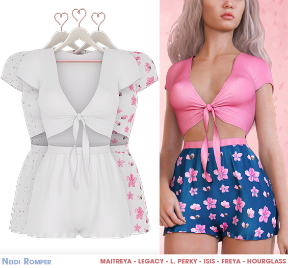 .Safira. Neidi Romper White