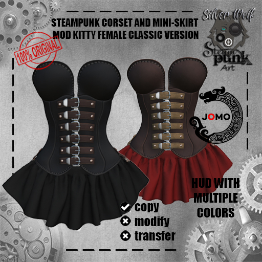 SW - Steampunk Corset and Mini-skirt Kitty Classic versio (Box)