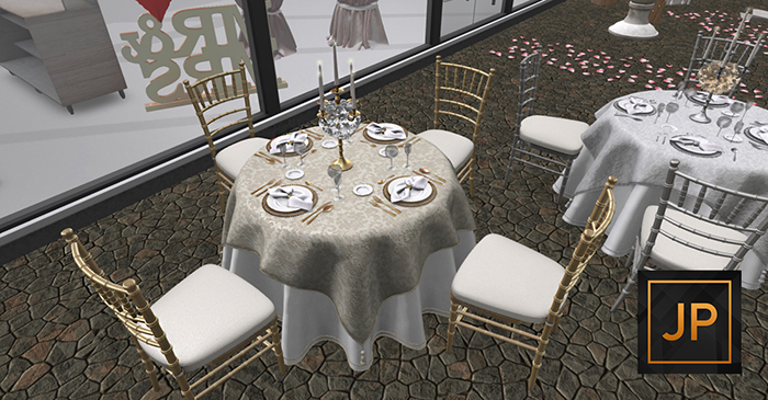 The Loft - Wedding Reception - Candelabra Gold