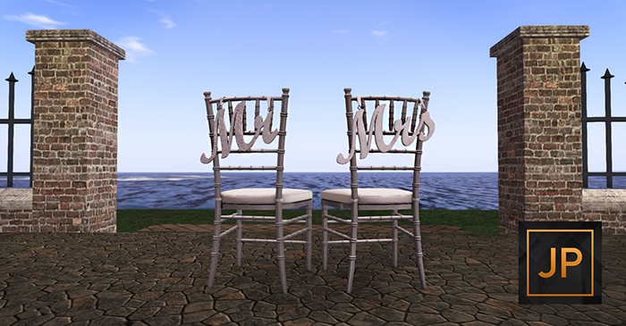 The Loft - Wedding Reception Chair - Mrs Silver - RARE