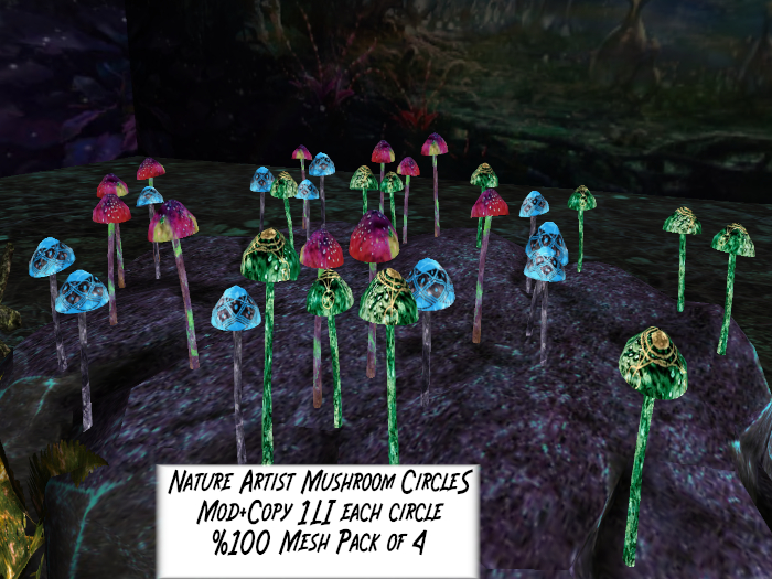 !_!ND Nature Artist Pulsing Mushroom Circles Pack