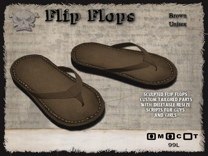 [The Forge] Flip Flops (Brown) Box.