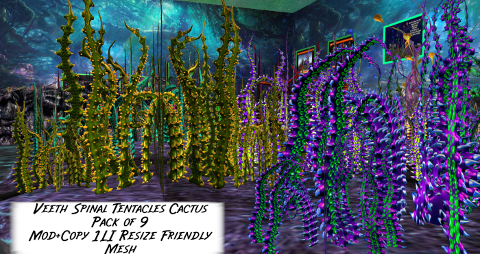 !_!ND Veeth Spinal Tentacles Cacti Multi-Pack
