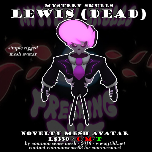 Mystery Skulls - Lewis (Dead)