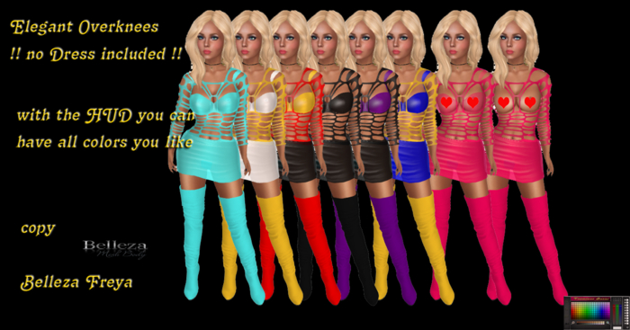 Elegant Overknees Belleza Freya boxed