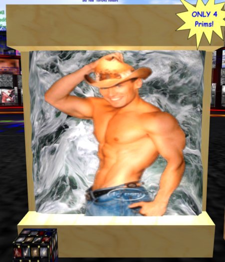 *NEW Version* HOT Cowboy Ra's Running Water Photo Frame 002  c0203_trans v2.1e