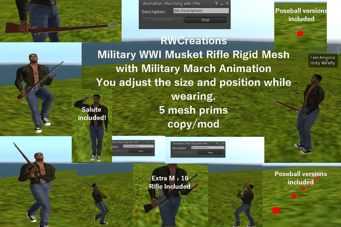 Military March & Salute Menu Driven Play Animations HUD (wear me) with tactical shotgun included (boxed)