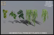 GD MESH FULL PERM SET PLANTS 5 VINES