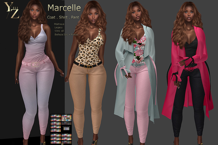 >> UnPack HUD << YELIZ MESH "MARCELLE" - DEMO
