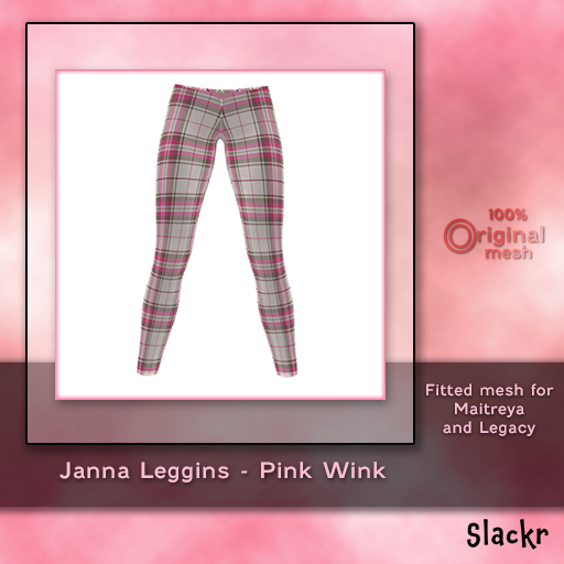 -Slackr - Janna leggins {Pink wink}