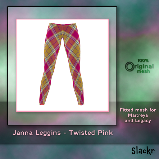-Slackr - Janna leggins {Twisted Pink}