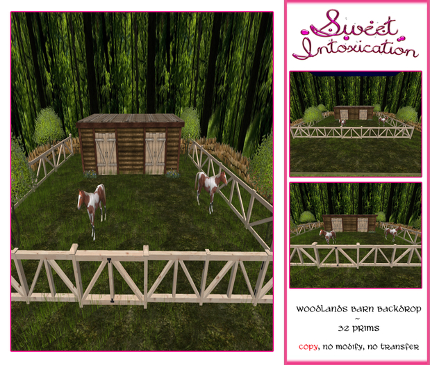 ::Sweet Intoxication:: Woodlands Barn Backdrop