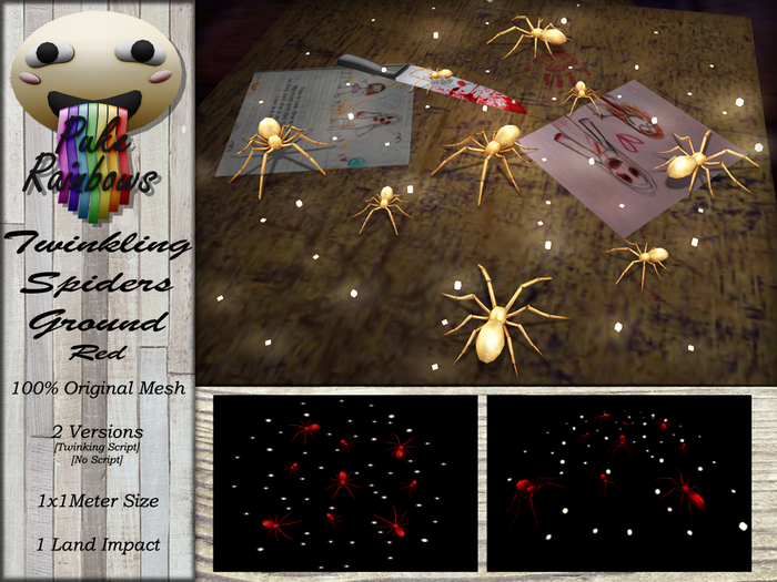 [PR] Twinkling Spiders Ground - Red (Boxed)