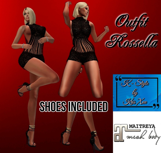 OUTFIT ROSSELLA BLACK LACE MAITREYA