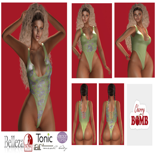 *CB*Unicorn Swimsuit-Pastel Yellow