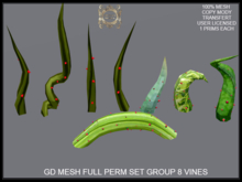 GD MESH FULL PERM SET GROUP 8 VINES