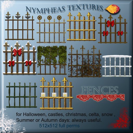 ##Nympheas Textures - Fences
