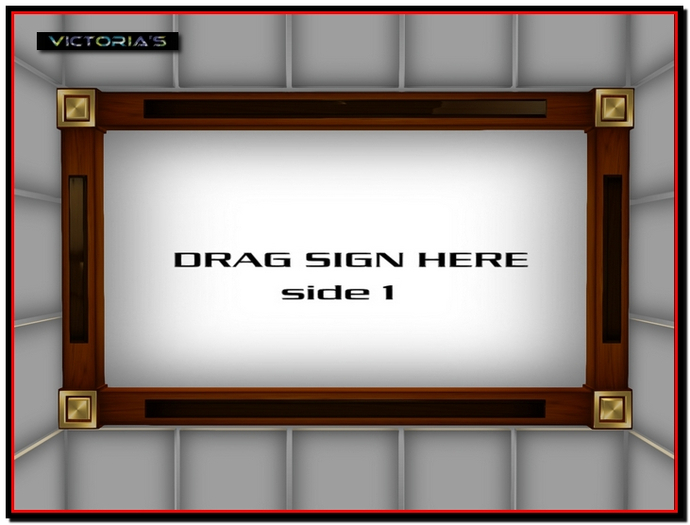 Victoria's Cycling wood and gold picture frame