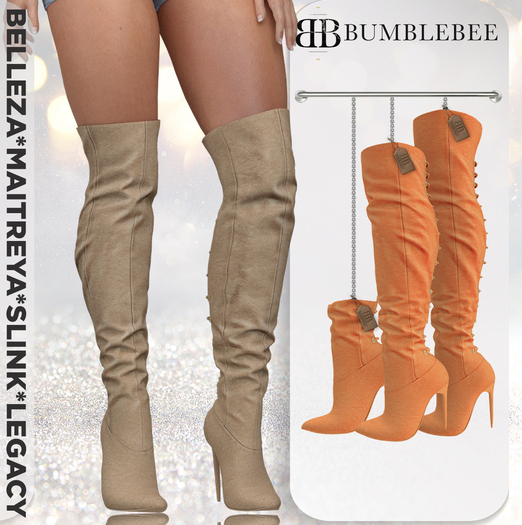 Bumblebee - Jessie Hanover Boots - Tangerine