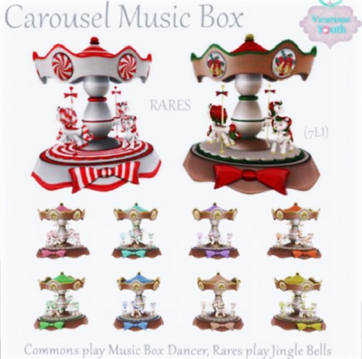 {V*Y} Carousel Music Box - Orange