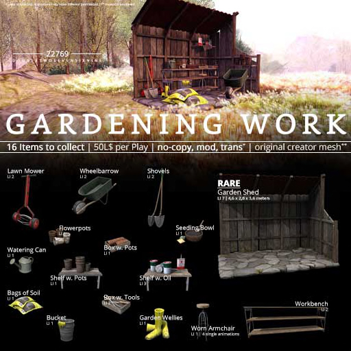 22769 - Garden Shed - RARE