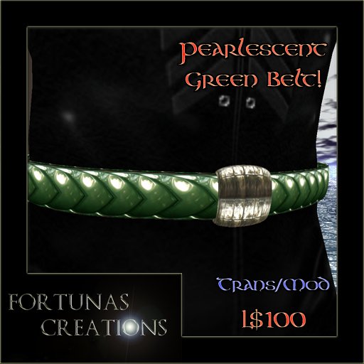~FC~ Pearlescent Green Belt Transfer/Mod