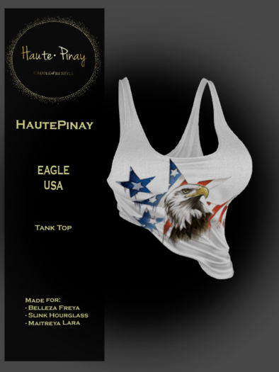 HautePinay [MEMORIAL DAY - EAGLE] Tank Top