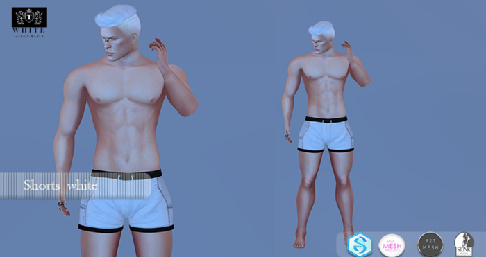::TW:: SHORTS white