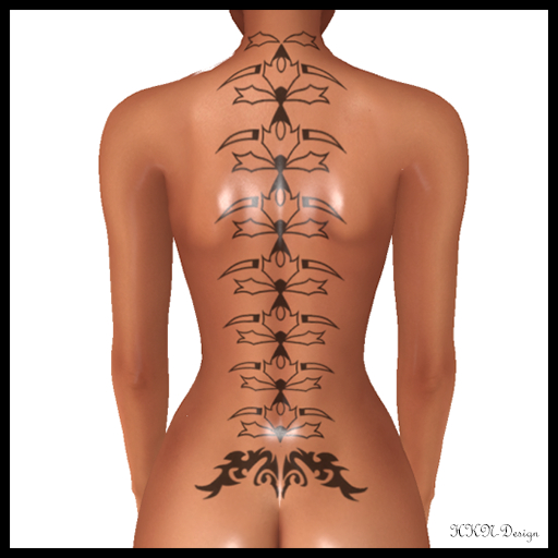 Spline Back BoM Tattoo