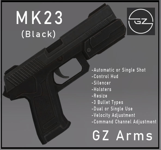 GZ Arms MK23 Pistol Black