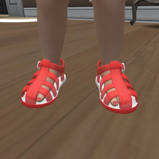 JJ's Advanced Resizer Red Jelly Sandles