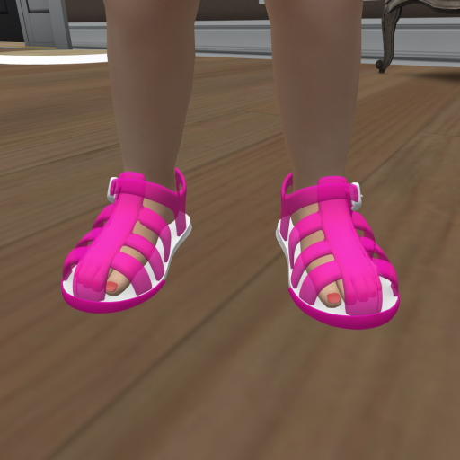 JJ's Advanced Resizer Berry Jelly Sandles