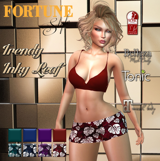 Fortune Trendy Inky Leaf